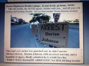 ferguson arrest dorian johnson
