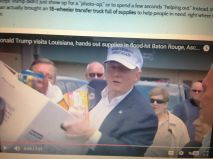trump and supplies for LA