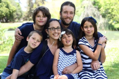 stephanie and brian and kids