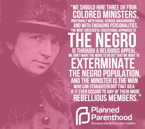 aa margaret sanger and colored minister